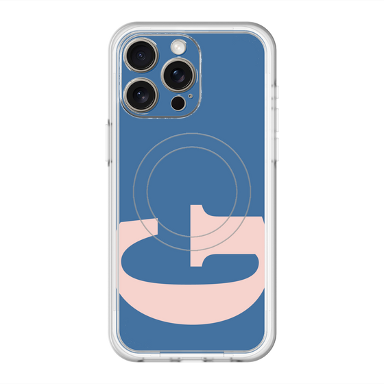 スリムプロテクションプレミアムケース with MagSafe［ オリジナル - initial color - G navy ］