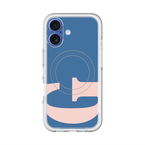 スリムプロテクションプレミアムケース with MagSafe［ オリジナル - initial color - G navy ］