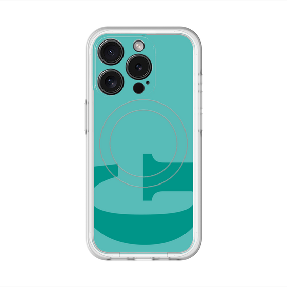 スリムプロテクションプレミアムケース with MagSafe［ オリジナル - initial color - G light green ］