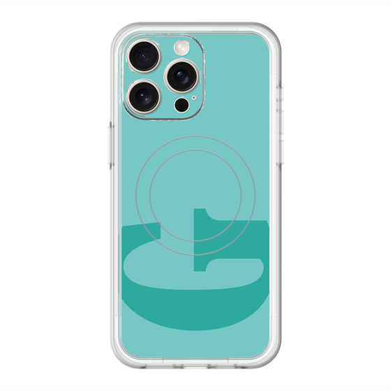 スリムプロテクションプレミアムケース with MagSafe［ オリジナル - initial color - G light green ］