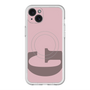 スリムプロテクションプレミアムケース with MagSafe［ オリジナル - initial color - G dusty pink ］