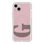 スリムプロテクションプレミアムケース with MagSafe［ オリジナル - initial color - G dusty pink ］