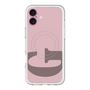 スリムプロテクションプレミアムケース with MagSafe［ オリジナル - initial color - G dusty pink ］