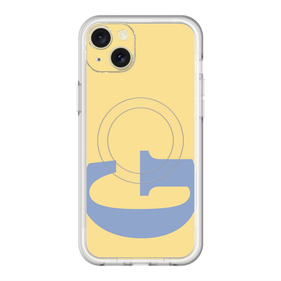 スリムプロテクションプレミアムケース with MagSafe［ オリジナル - initial color - G yellow ］