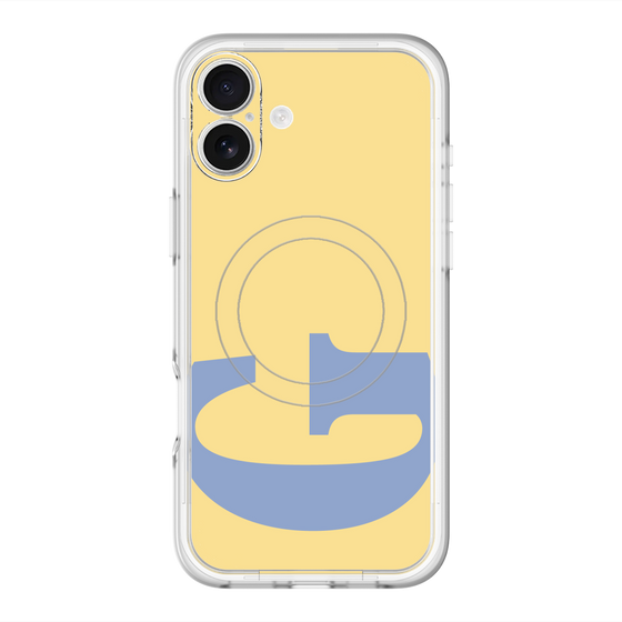 スリムプロテクションプレミアムケース with MagSafe［ オリジナル - initial color - G yellow ］