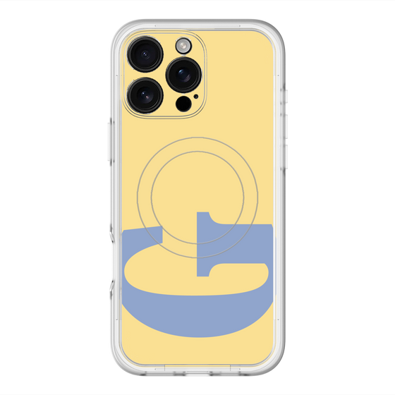スリムプロテクションプレミアムケース with MagSafe［ オリジナル - initial color - G yellow ］