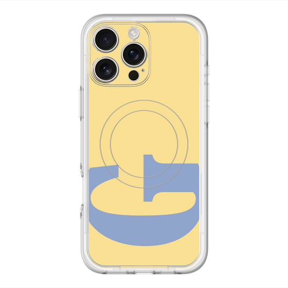 スリムプロテクションプレミアムケース with MagSafe［ オリジナル - initial color - G yellow ］