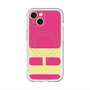 スリムプロテクションプレミアムケース with MagSafe［ オリジナル - initial color - H pink ］
