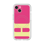 スリムプロテクションプレミアムケース with MagSafe［ オリジナル - initial color - H pink ］