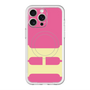 スリムプロテクションプレミアムケース with MagSafe［ オリジナル - initial color - H pink ］