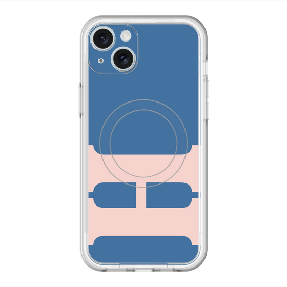 スリムプロテクションプレミアムケース with MagSafe［ オリジナル - initial color - H navy ］