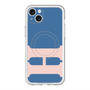 スリムプロテクションプレミアムケース with MagSafe［ オリジナル - initial color - H navy ］