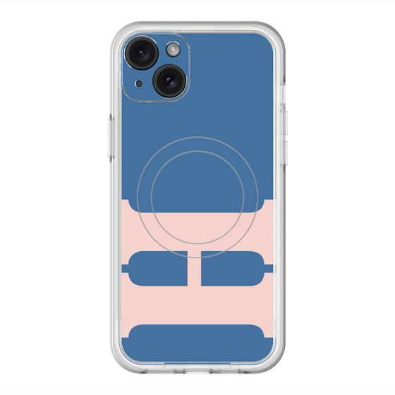 スリムプロテクションプレミアムケース with MagSafe［ オリジナル - initial color - H navy ］