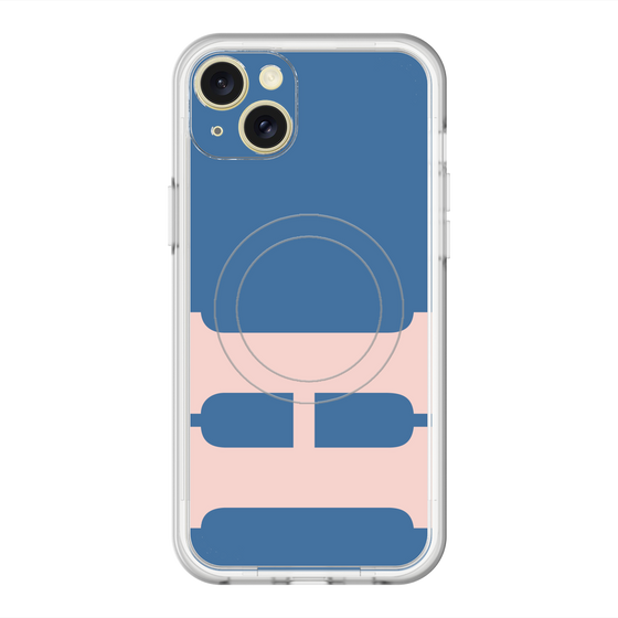 スリムプロテクションプレミアムケース with MagSafe［ オリジナル - initial color - H navy ］