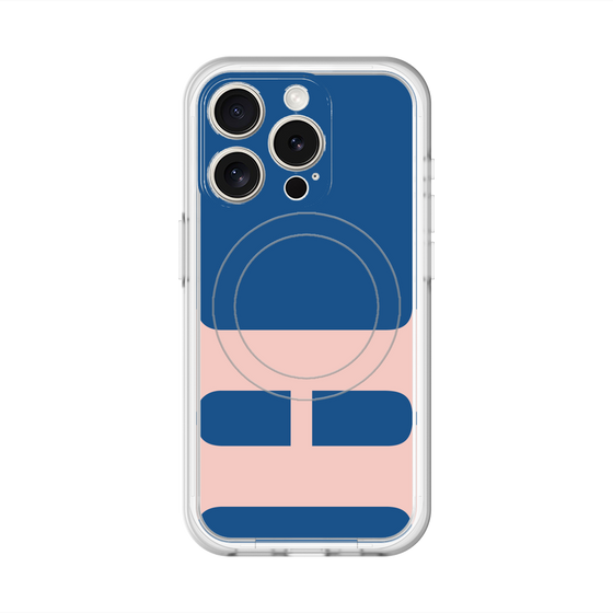 スリムプロテクションプレミアムケース with MagSafe［ オリジナル - initial color - H navy ］