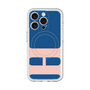スリムプロテクションプレミアムケース with MagSafe［ オリジナル - initial color - H navy ］