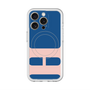 スリムプロテクションプレミアムケース with MagSafe［ オリジナル - initial color - H navy ］