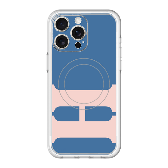 スリムプロテクションプレミアムケース with MagSafe［ オリジナル - initial color - H navy ］