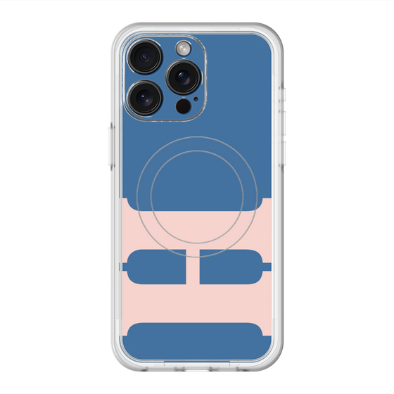 スリムプロテクションプレミアムケース with MagSafe［ オリジナル - initial color - H navy ］