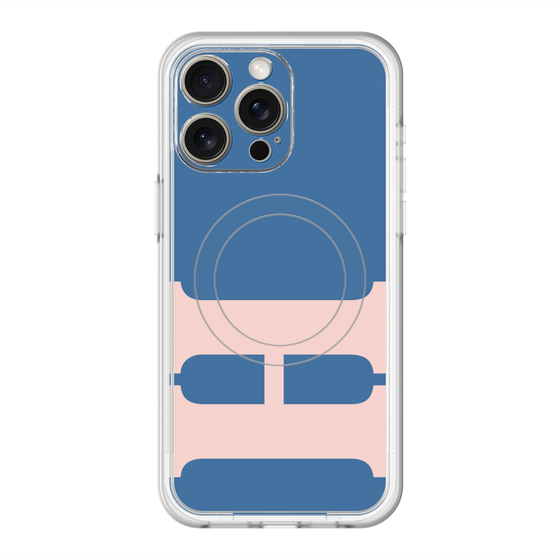 スリムプロテクションプレミアムケース with MagSafe［ オリジナル - initial color - H navy ］