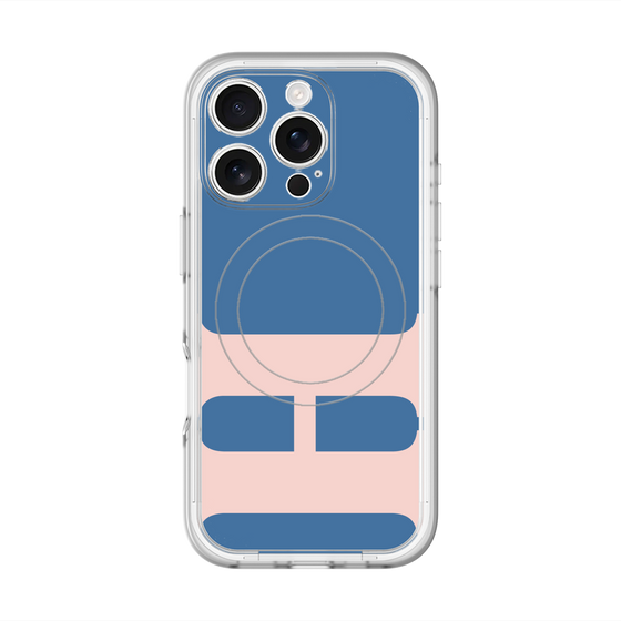 スリムプロテクションプレミアムケース with MagSafe［ オリジナル - initial color - H navy ］