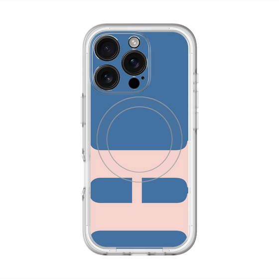 スリムプロテクションプレミアムケース with MagSafe［ オリジナル - initial color - H navy ］