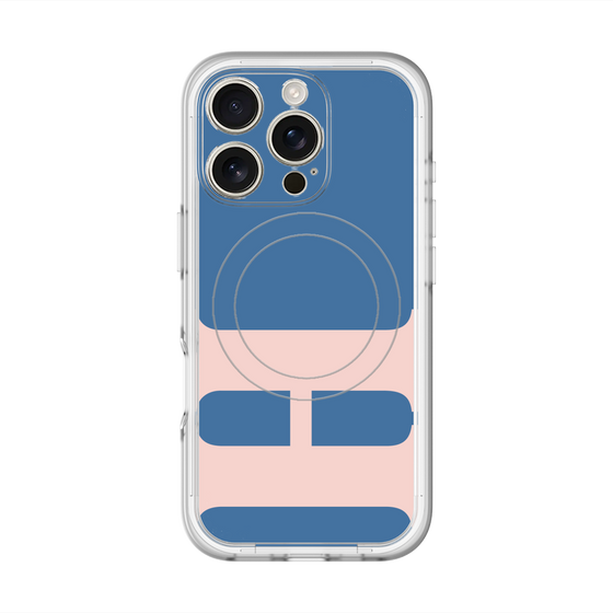 スリムプロテクションプレミアムケース with MagSafe［ オリジナル - initial color - H navy ］