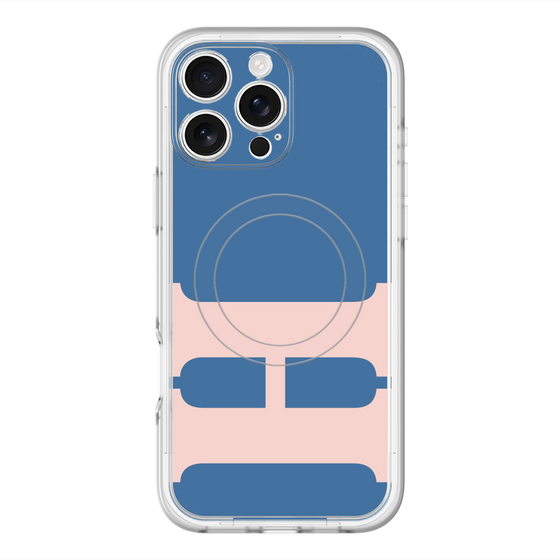 スリムプロテクションプレミアムケース with MagSafe［ オリジナル - initial color - H navy ］