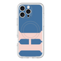 スリムプロテクションプレミアムケース with MagSafe［ オリジナル - initial color - H navy ］