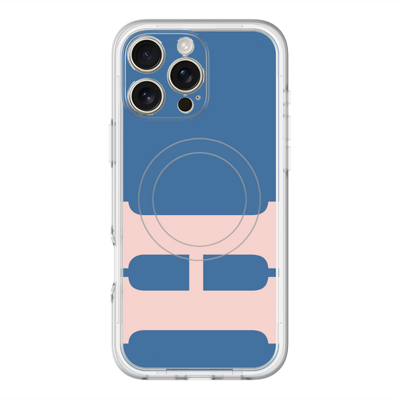 スリムプロテクションプレミアムケース with MagSafe［ オリジナル - initial color - H navy ］