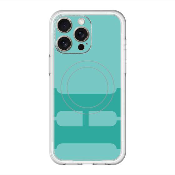 スリムプロテクションプレミアムケース with MagSafe［ オリジナル - initial color - H light green ］