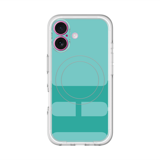 スリムプロテクションプレミアムケース with MagSafe［ オリジナル - initial color - H light green ］