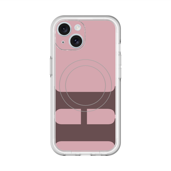 スリムプロテクションプレミアムケース with MagSafe［ オリジナル - initial color - H dusty pink ］