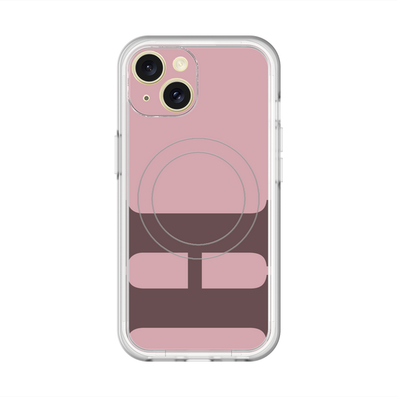 スリムプロテクションプレミアムケース with MagSafe［ オリジナル - initial color - H dusty pink ］