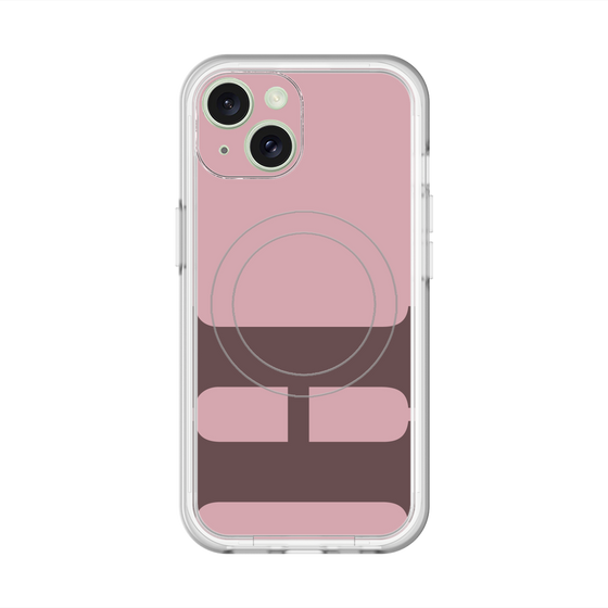 スリムプロテクションプレミアムケース with MagSafe［ オリジナル - initial color - H dusty pink ］