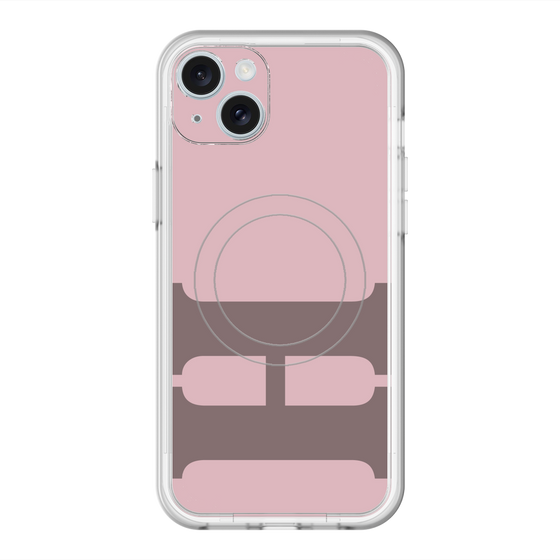 スリムプロテクションプレミアムケース with MagSafe［ オリジナル - initial color - H dusty pink ］