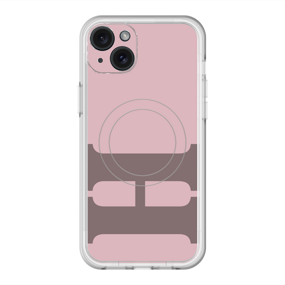 スリムプロテクションプレミアムケース with MagSafe［ オリジナル - initial color - H dusty pink ］