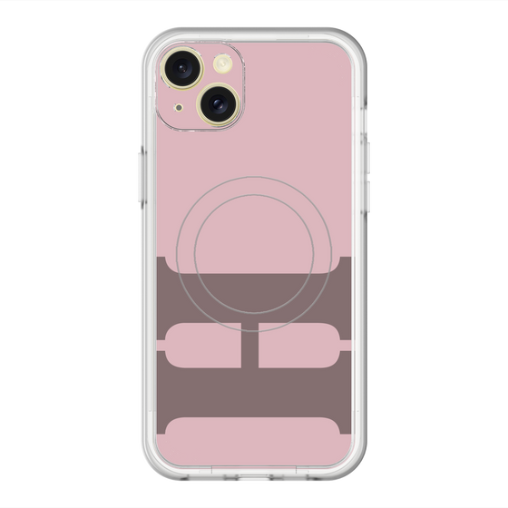 スリムプロテクションプレミアムケース with MagSafe［ オリジナル - initial color - H dusty pink ］