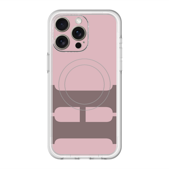 スリムプロテクションプレミアムケース with MagSafe［ オリジナル - initial color - H dusty pink ］