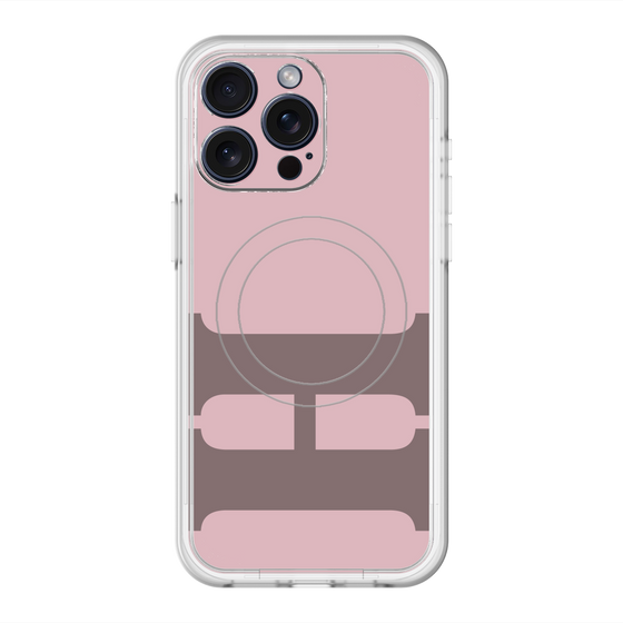 スリムプロテクションプレミアムケース with MagSafe［ オリジナル - initial color - H dusty pink ］