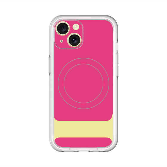 スリムプロテクションプレミアムケース with MagSafe［ オリジナル - initial color - I pink ］