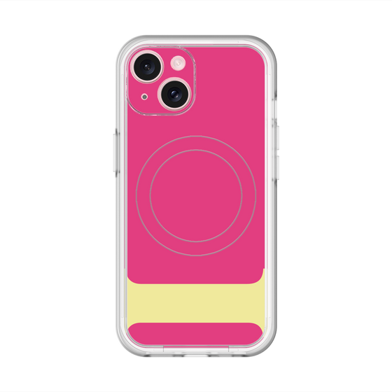 スリムプロテクションプレミアムケース with MagSafe［ オリジナル - initial color - I pink ］