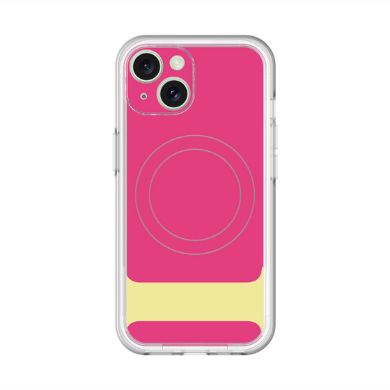 スリムプロテクションプレミアムケース with MagSafe［ オリジナル - initial color - I pink ］