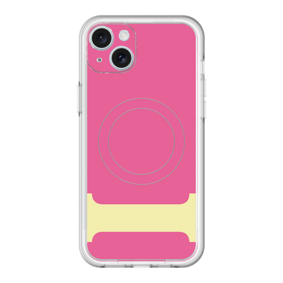 スリムプロテクションプレミアムケース with MagSafe［ オリジナル - initial color - I pink ］
