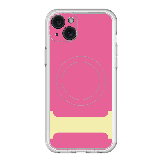 スリムプロテクションプレミアムケース with MagSafe［ オリジナル - initial color - I pink ］
