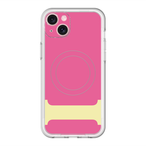 スリムプロテクションプレミアムケース with MagSafe［ オリジナル - initial color - I pink ］