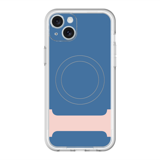 スリムプロテクションプレミアムケース with MagSafe［ オリジナル - initial color - I navy ］