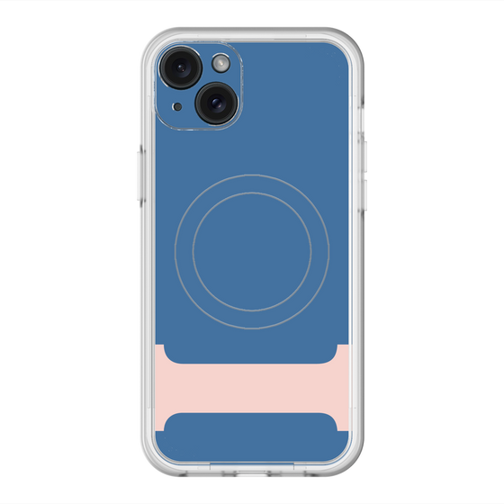 スリムプロテクションプレミアムケース with MagSafe［ オリジナル - initial color - I navy ］