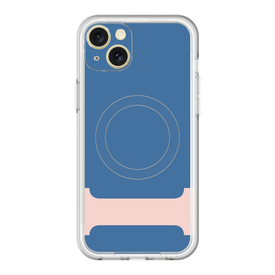 スリムプロテクションプレミアムケース with MagSafe［ オリジナル - initial color - I navy ］