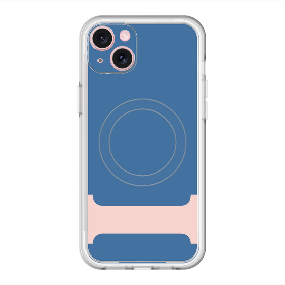 スリムプロテクションプレミアムケース with MagSafe［ オリジナル - initial color - I navy ］